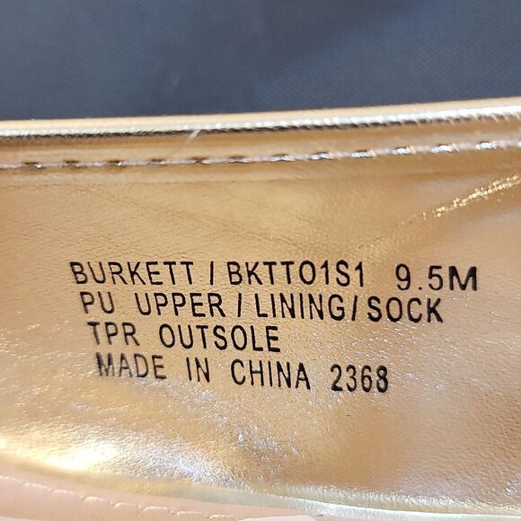 BRAND NEW STEVE MADDEN BALLET WITH STRAP CHIC GOLD MARY JANE - Picture 6 of 14